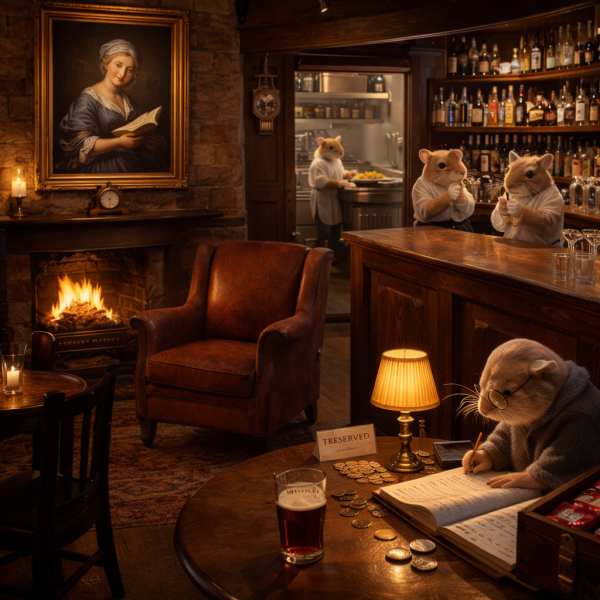 The Bluestocking: To the moon and back gerbil style.