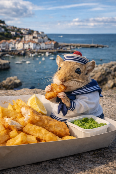 The Bluestocking: To the moon and back gerbil style.