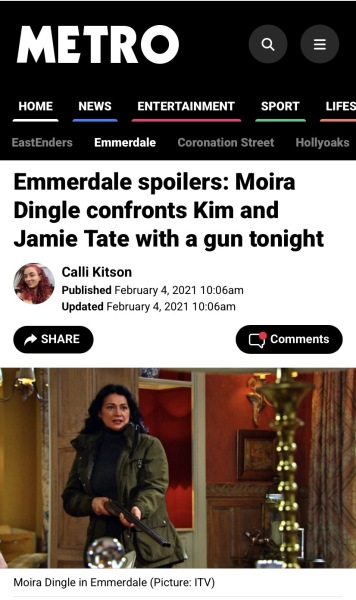 Emmerdale [ITV1 pace] ** NO SPOILERS ** Without a shed of evidence