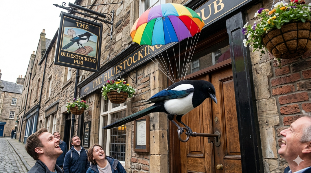 The Bluestocking: To the moon and back gerbil style.