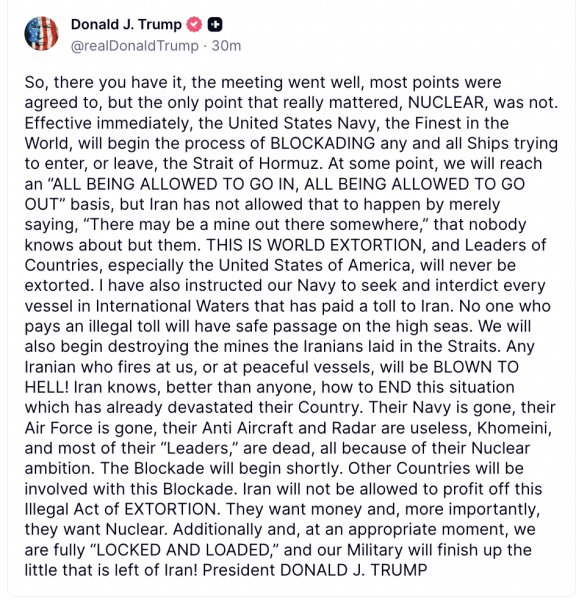 Trump is desperate.  How can he resolve the Iran shitshow?