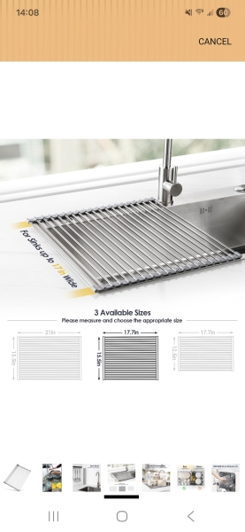 Kitchen draining area/ board - is the only solution to wipe dishes straightaway?