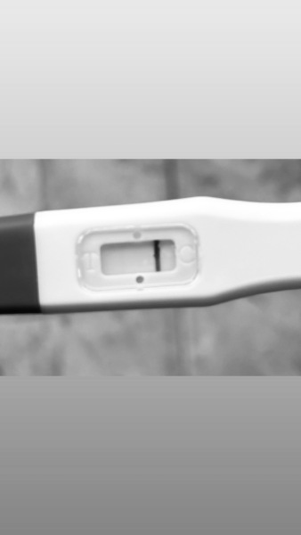 Can anyone see a faint line on this pregnancy test?