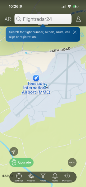 Storm Dave - Flightradar - especially Leeds Bradford.