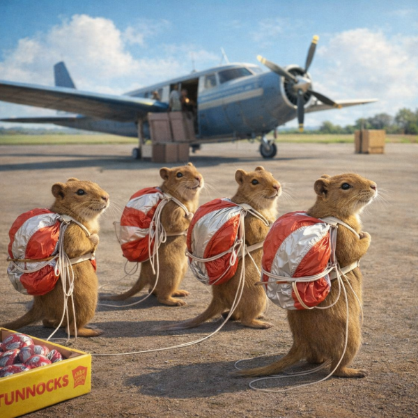 The Bluestocking: To the moon and back gerbil style.