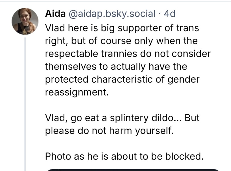 Trans identified Mumsnet member AidaP is scraping Mumsnet