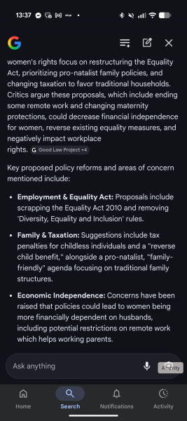 Voting for Reform.the north/south