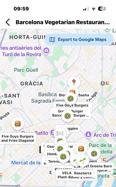 Work trip restaurants have no vegetarian options and I hate fuss