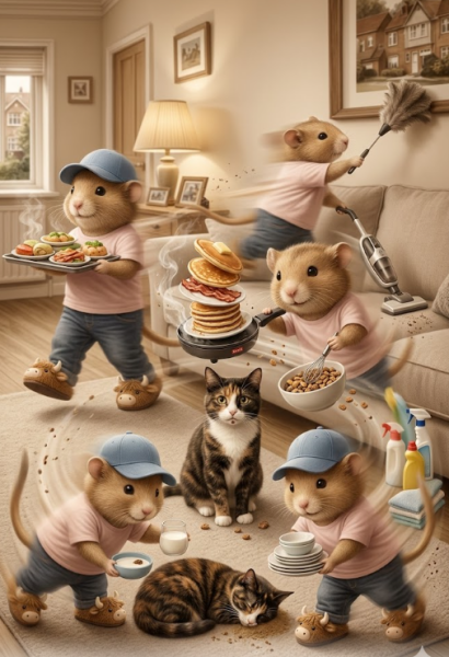 Part 2. Our blanket making for lovely waffle heads into its final stages.