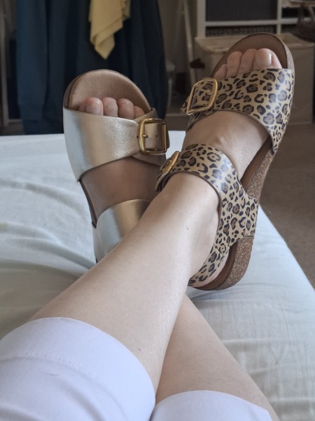 Flat sandals with straps that don't make me look like I'm 80