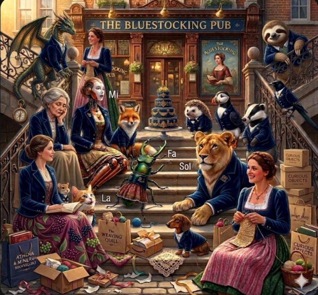 The Bluestocking: To the moon and back gerbil style.