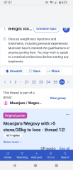 Mounjaro/Wegovy with >5 stone/30kg to lose - thread 12!