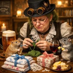 The Bluestocking: To the moon and back gerbil style.