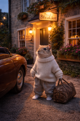 The Bluestocking: To the moon and back gerbil style.