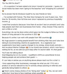 BOTWATCH 91!!! Yes there have been that many threads! MLM is dying but we are still watching and sadly there are still many victims. 99.6% of participants in these “legal” schemes lose money but they are STILL being promised the world by MLM. And