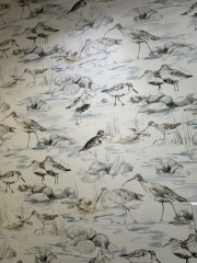 To ask to see your downstairs toilet wallpaper?