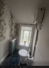 To ask to see your downstairs toilet wallpaper?