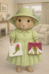 Part 2. Our blanket making for lovely waffle heads into its final stages.