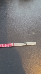 Bleeding at 5 weeks with positive tests after negative hospital dip test