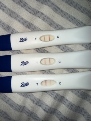Is this lighter pregnancy test line at 23 DPO a dye stealer