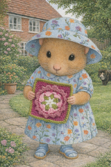 Part 2. Our blanket making for lovely waffle heads into its final stages.