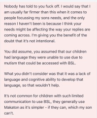 Those with severe autism need their own diagnosis