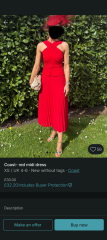Are these dresses suitable for a London wedding guest, brown or red?