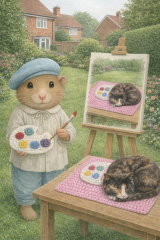 Part 2. Our blanket making for lovely waffle heads into its final stages.