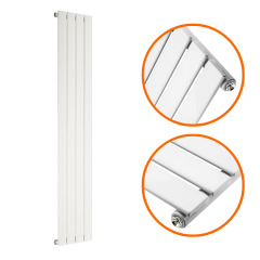 Where to place a radiator in the narrow hallway and what type