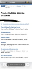 Tax free child care account