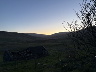 To ask if anyone lives on a small Scottish Island?