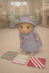 Woolly Hugs. A blanket for lovely wafflenose who has tragically lost her daughter. Can you help us please?