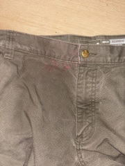 Does this look like a lipstick stain on his t shirt?