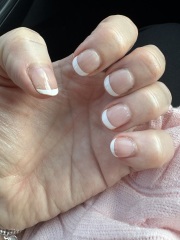 Shellac/biab/acrylic or natural painted nails
