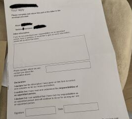 Has anyone received this letter from DLA?