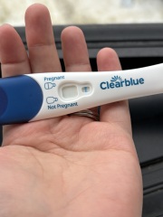 Is this an evaporation line or a positive pregnancy? Using Clearblue