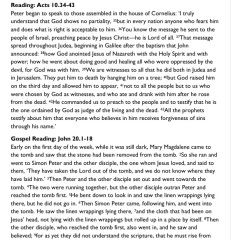 Sharing Sunday services