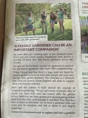 How can a disabled non-gardener keep a large garden looking ok?