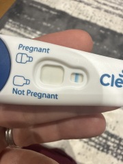 Is this an evaporation line or a positive pregnancy? Using Clearblue