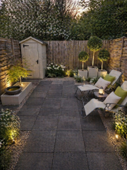 Design ideas for small garden on a 1k budget (pic attached)