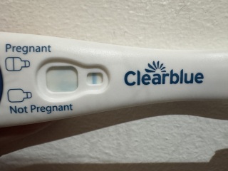 Faint positive or random smudge?