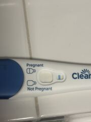 Line eyes?? Evap or faint positive?