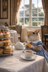 The Bluestocking: To the moon and back gerbil style.