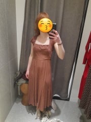 Are these dresses suitable for a London wedding guest, brown or red?