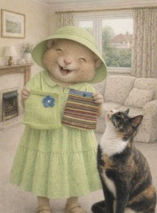 Part 2. Our blanket making for lovely waffle heads into its final stages.