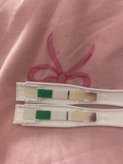 Could these faint test lines be positive after coming off Depo?