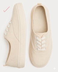 Dress and white trainers