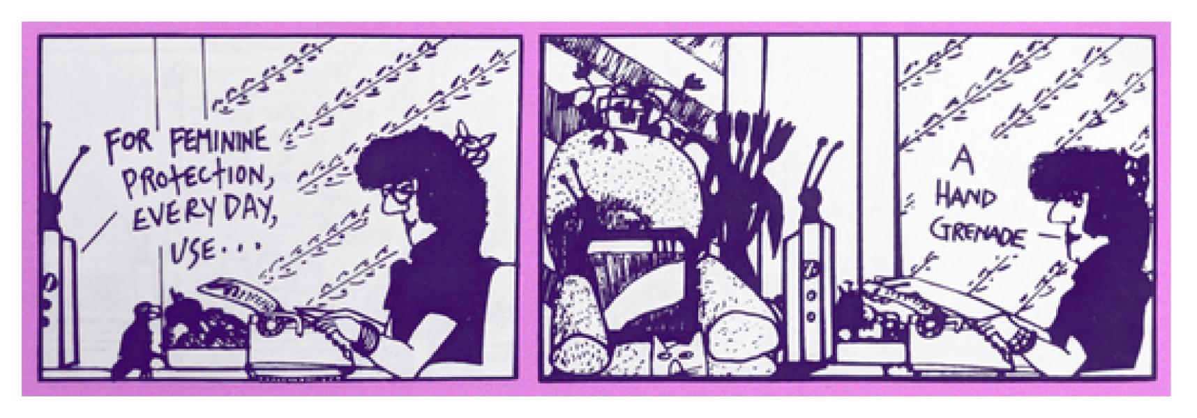 Nicole Hollander, feminist cartoonist and inventor of Sylvia, has died.