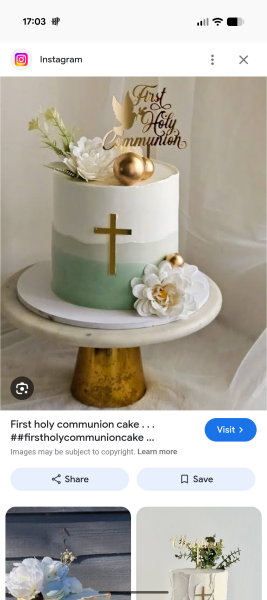 Communion cake help!!