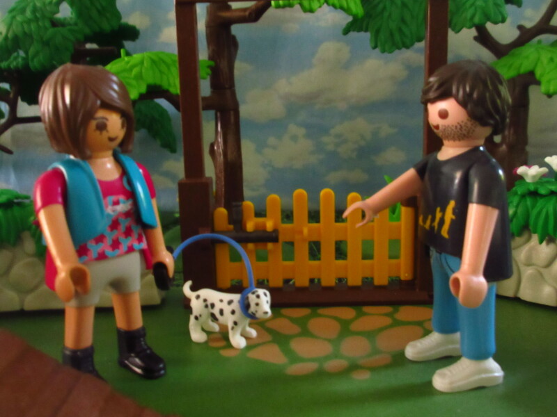It's Springtime in Eastgate Park for the Playmobil people in our house...